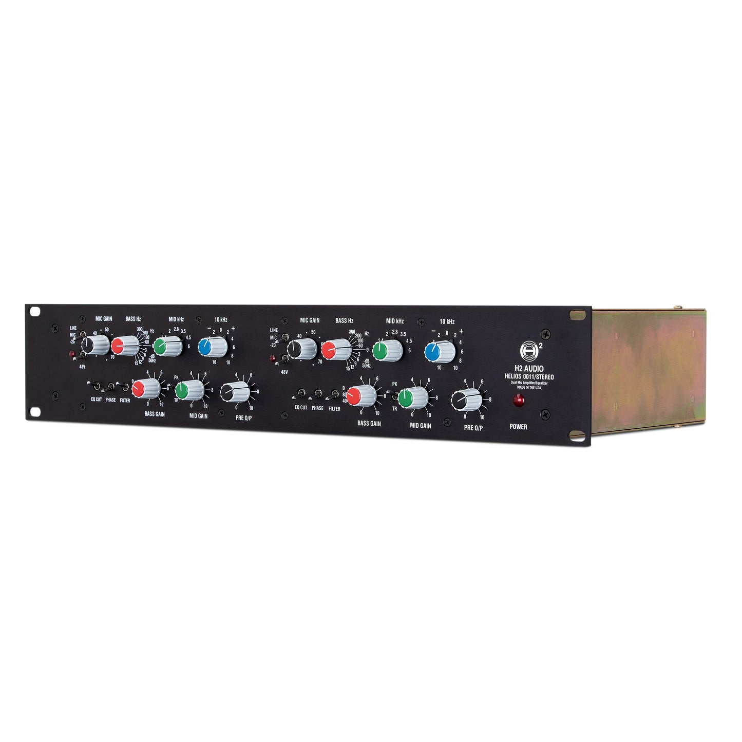 0011/Stereo 2-Channel Mic Pre/EQ 19' rackmount