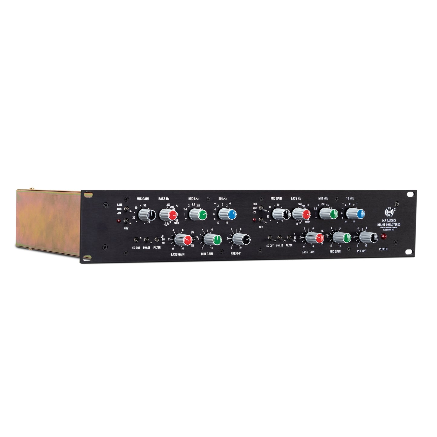 0011/Stereo 2-Channel Mic Pre/EQ 19' rackmount